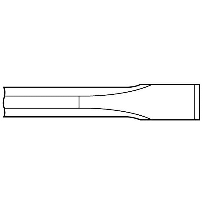 Chipping Hammer - .580 Hex Shank 3/4" Non-Collar 7/8" x 60" Flat Chisel - Airtek
