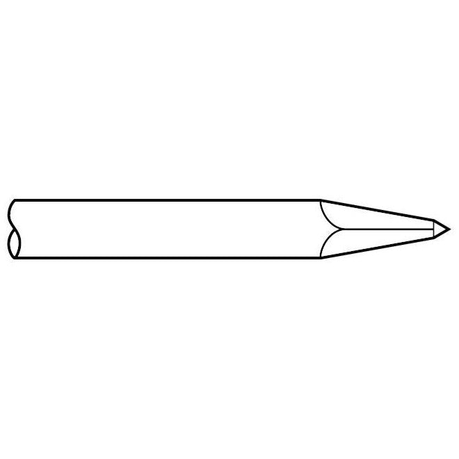 Chipping Hammer - .680 Round Shank Oval 14" Moil Point Chisel - Airtek