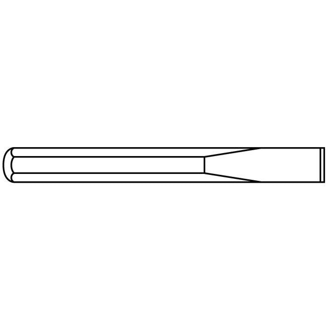 Hand & Punches - 3/8" x 5" Hand Flat Chisel - Airtek