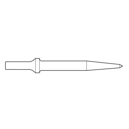 Zip Gun - Pencil Point Chisel .401 Shank Round Collar - Airtek