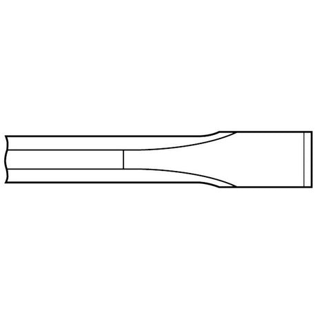 Chipping Hammer - .680 Round Shank 3/4" Non-Collar 9" Flat Chisel - Airtek
