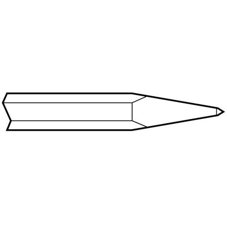 Paving Breaker - 7/8" x 3-1/4" Shank 14" Moil Point Chisel - Airtek