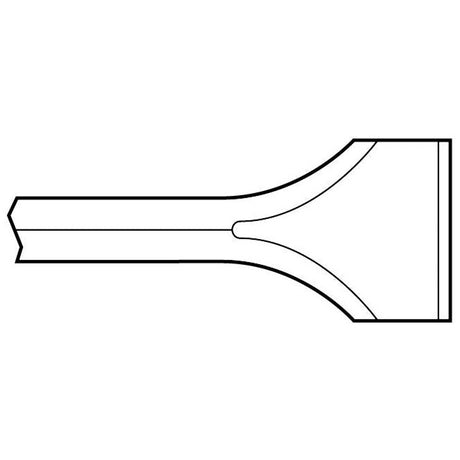 Paving Breaker - 7/8" x 3-1/4" Shank 14" Wide Flat Chisel - Airtek