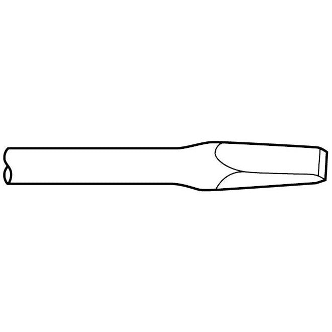 Paving Breaker - 1" x 4-1/4" Shank 1" x 3" Concrete Wedge Chisel - Airtek