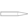 Rivet Buster - Standard Shank 9" Moil Point Chisel - Airtek