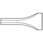 Chipping Hammer - .680 Round Shank 7/8" Non-Collar 2" x 12" Scaling Chisel - Airtek