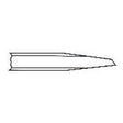 Rivet Buster - Standard Shank 7/8" x 9" Flat Side Cut Chisel - Airtek