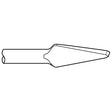 Chipping Hammer - .680 Round Shank Oval 7/16" x 9" Cape Chisel - Airtek