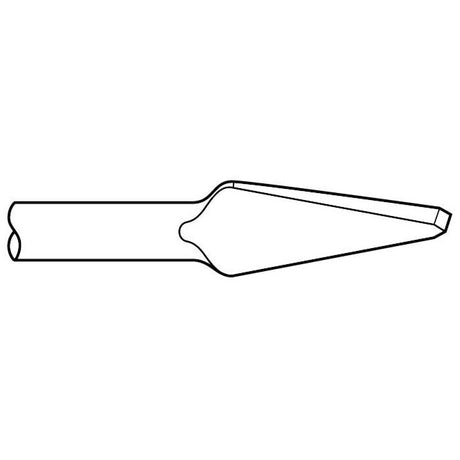 Chipping Hammer - .680 Round Shank Oval 7/16" x 9" Cape Chisel - Airtek
