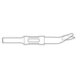 Zip Gun - Claw Ripper / Edging tool Chisel .401 Shank Non Turn Collar - Airtek