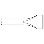 Chipping Hammer - .680 Round Shank Oval 3" x 72" Scaling Chisel - Airtek