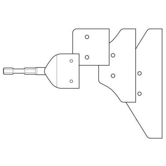 Weld Flux - 19/32" Hex 4" Scaling hammer Chisel - Airtek