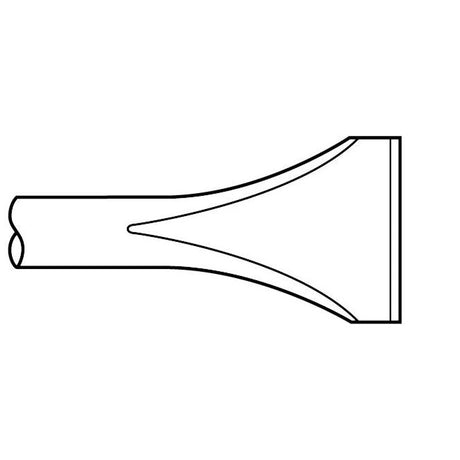 Electric Hammer - 1-1/8" Hex Style Shank 3" x 14" Scaling Chisel - Airtek