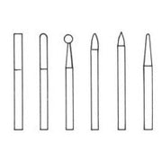 1/4" Head Diameter x 1/4" Shank Diameter 8-pieces Standard Cut Burs Set - Airtek
