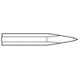 Chipping Hammer - .680 Round Shank 3/4" Non-Collar 9" Moil Point Chisel - Airtek