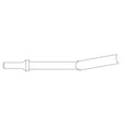 Zip Gun - Offset Bushing Splitter Chisel .401 Shank Round Collar - Airtek