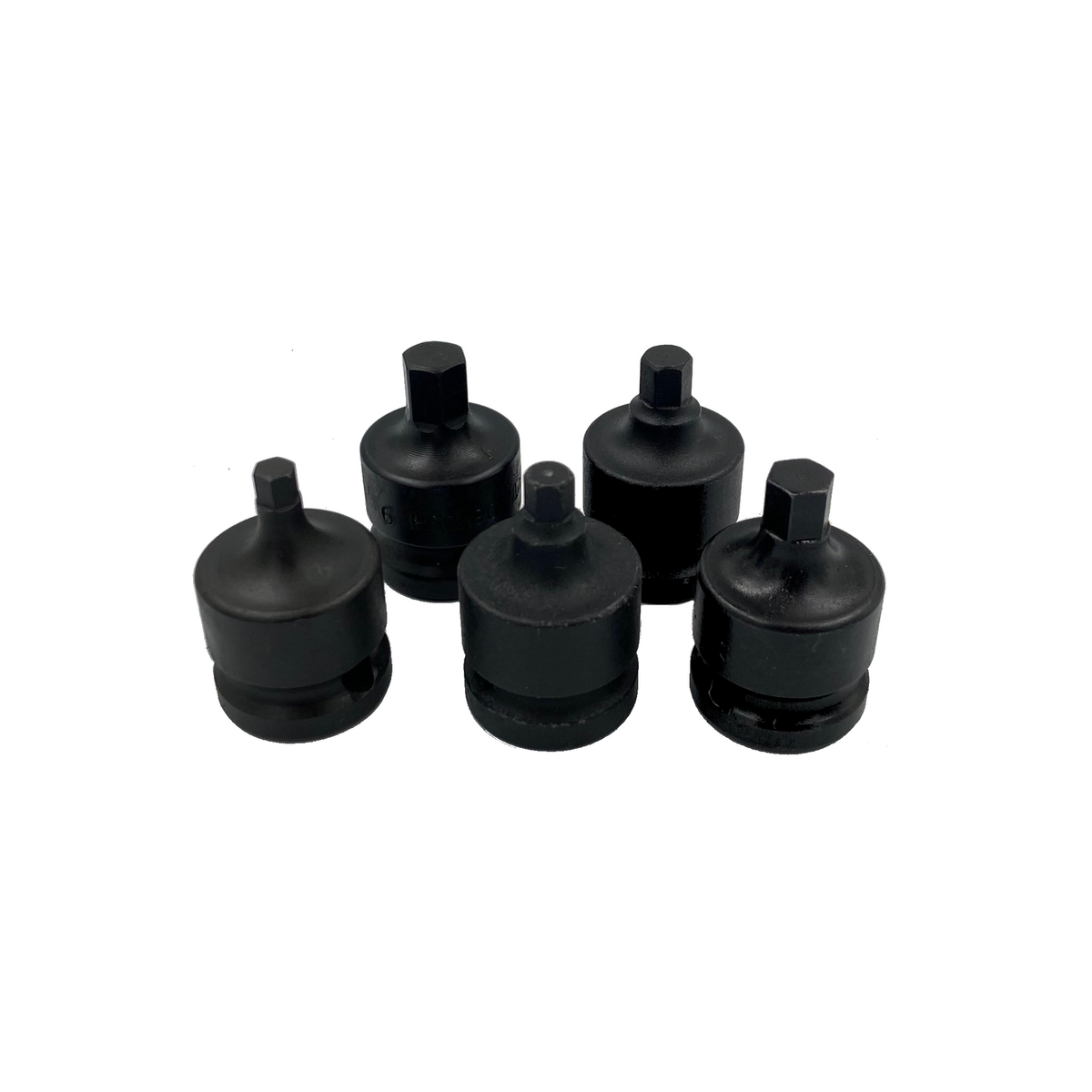 Jeu de clés à chocs Allen 3/8 po - 5 pièces métriques - 4 mm à 8 mm