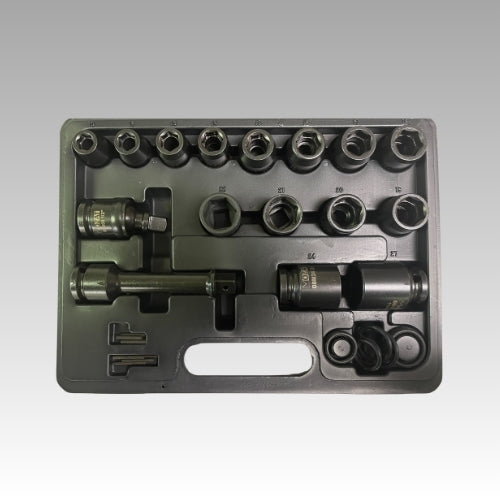 3/4 inch drive - 19mm to 41mm Impact Socket Set
