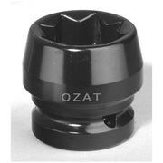 3/4" drive x 35mm-1-3/8" 8-point Regular Impact Socket - Airtek