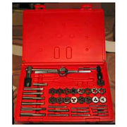 14 Piece Tap and Die Set & Fractional NC Set with Hex Dies - Airtek